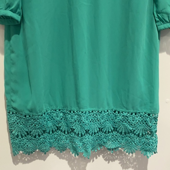 Sequin Hearts Green Midi Dress Size 5 - Picture 5 of 5